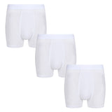 Pringle - 3 Pack Modal Stretch Boxer Trunks - White Hipsters