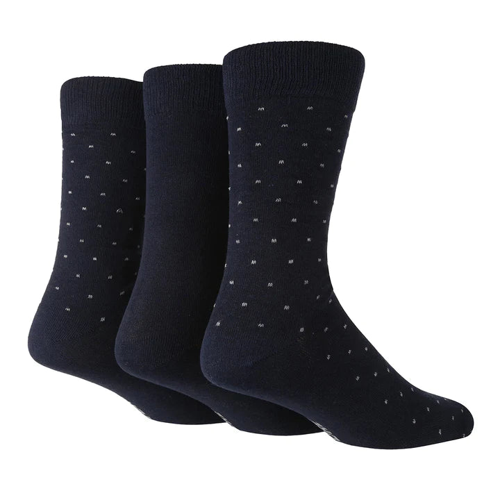 Tore Totally Recycled 100% Men's Pin Dots 3 Pack Crew Socks