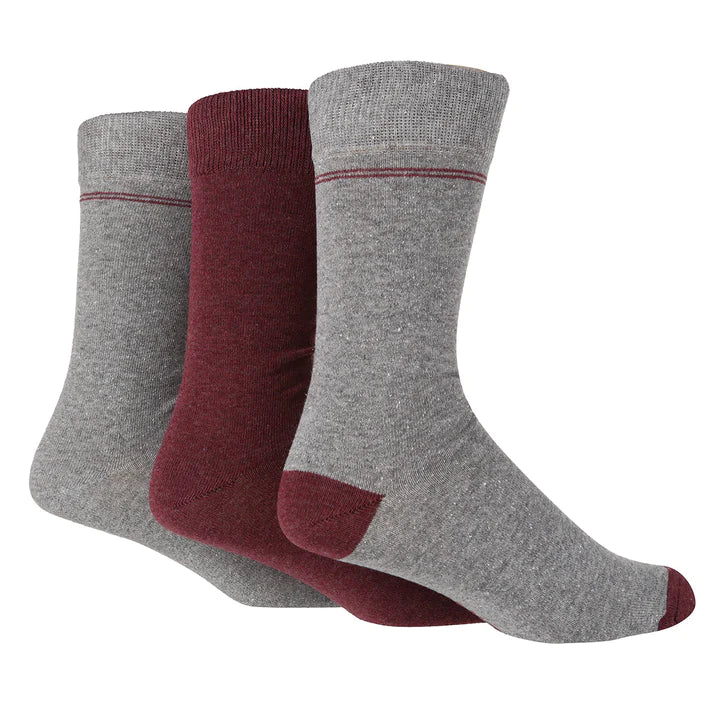 Tore Totally Recycled 100% Men's Placement Stripe Socks - 3 Pairs