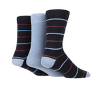 Tore Totally Recycled 100% Men's Fashion Stripes 3 Pack Crew Socks