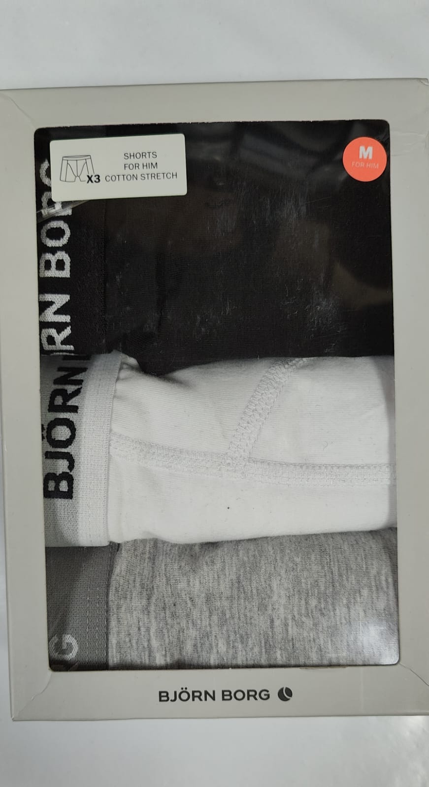 Björn Borg Solid Essential Shorts - 3Pack - BGW