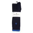 Jeff Banks Men's - 7 Pack Oxford Plain Socks Navy With Contrast - (7/11)