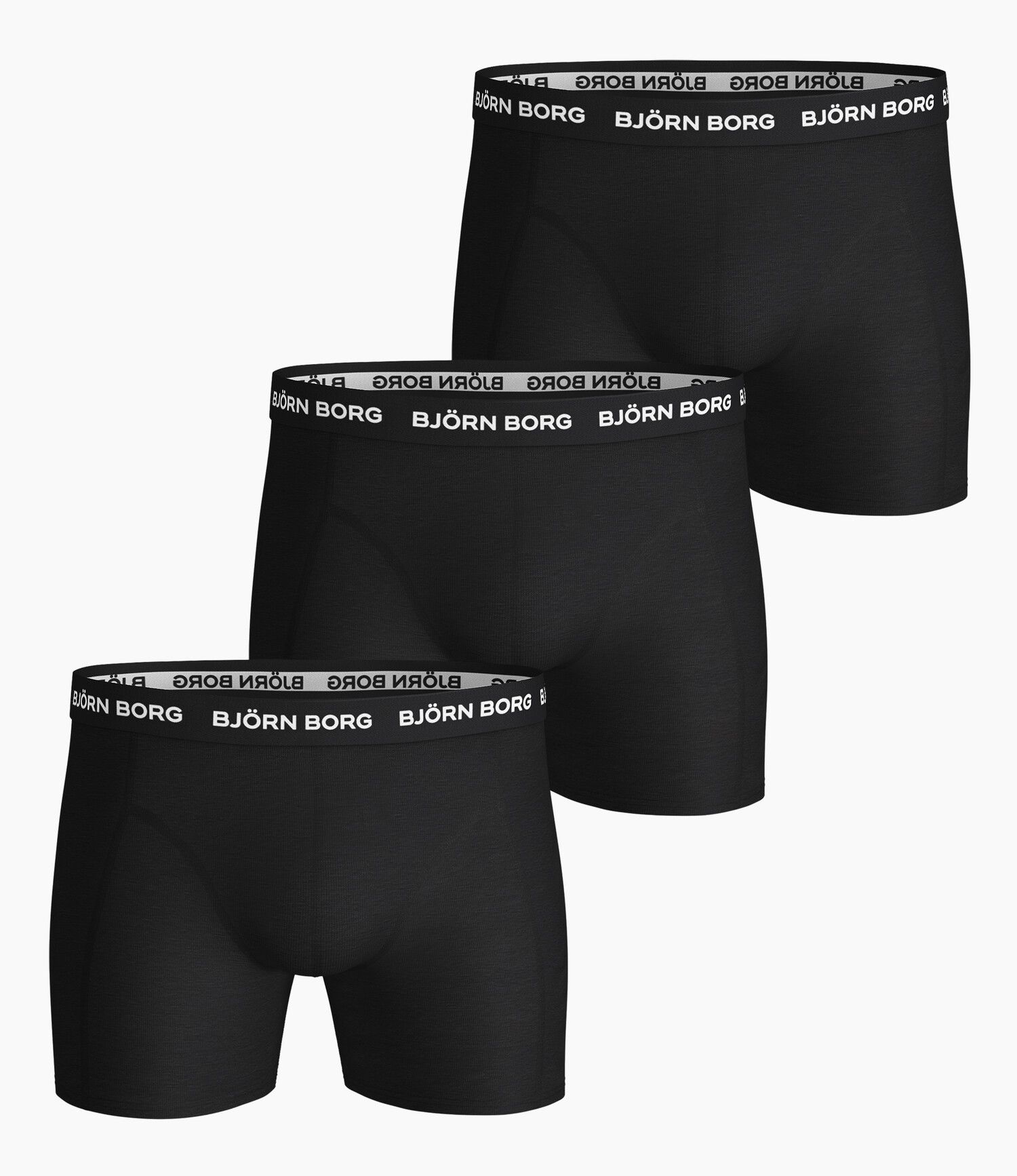 Björn Borg Solid Essential Boxer Shorts : Sammy - Black