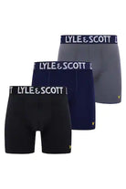 Lyle & Scott 3 Pack Elton Men's Trunks -Black/Grey/Blue