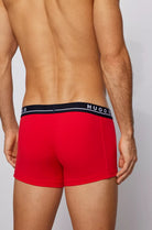 Hugo Boss Stretch Cotton Trunks, Pack of 3 - Boxer Shorts, Red/White/Blue 981