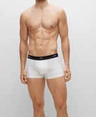 Boss - 5 pack Cotton Stretch Trunks with Logo Waistbands - Patterned