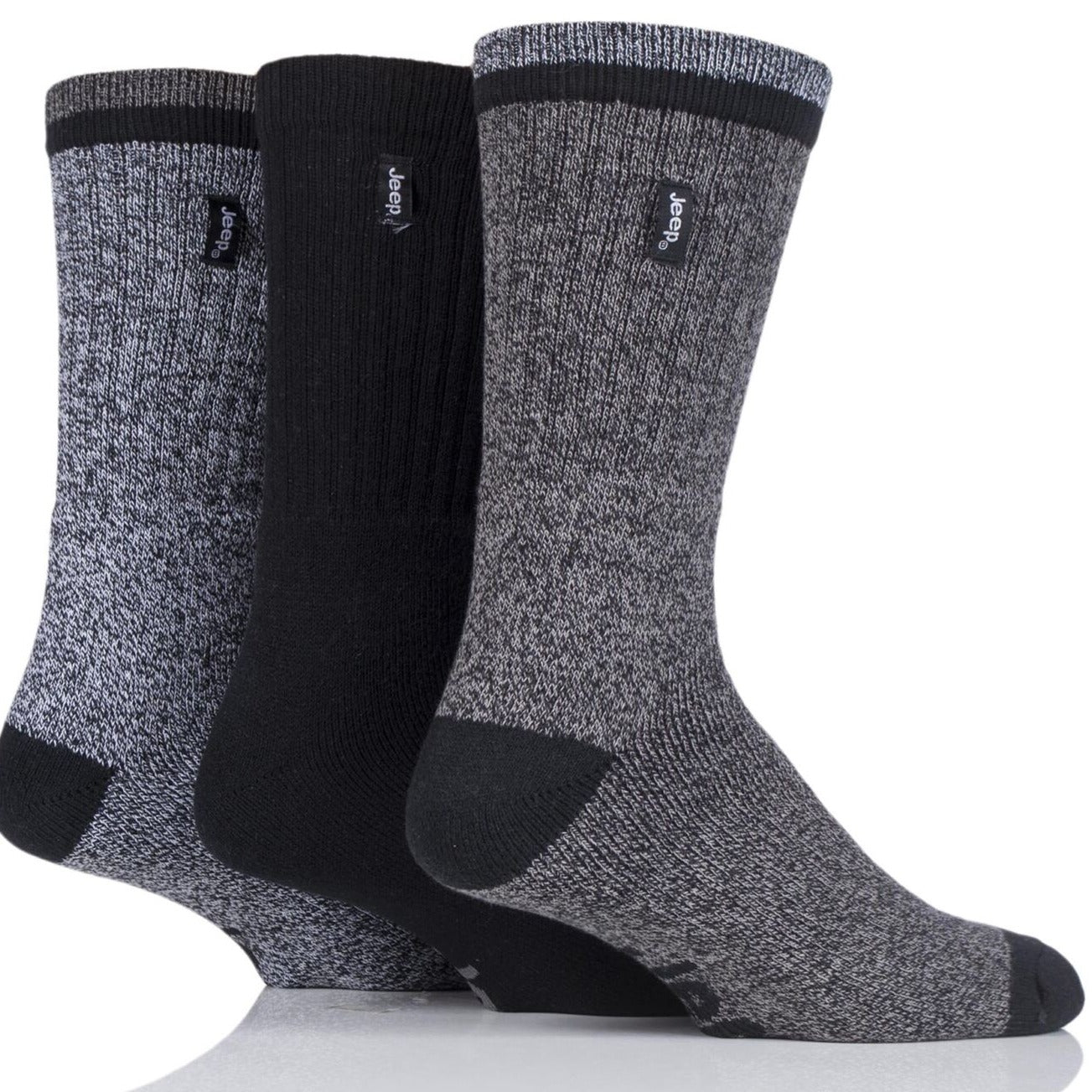 Jeep Mens 3 Pack Urban Trail Boot Socks – Trunks and Boxers