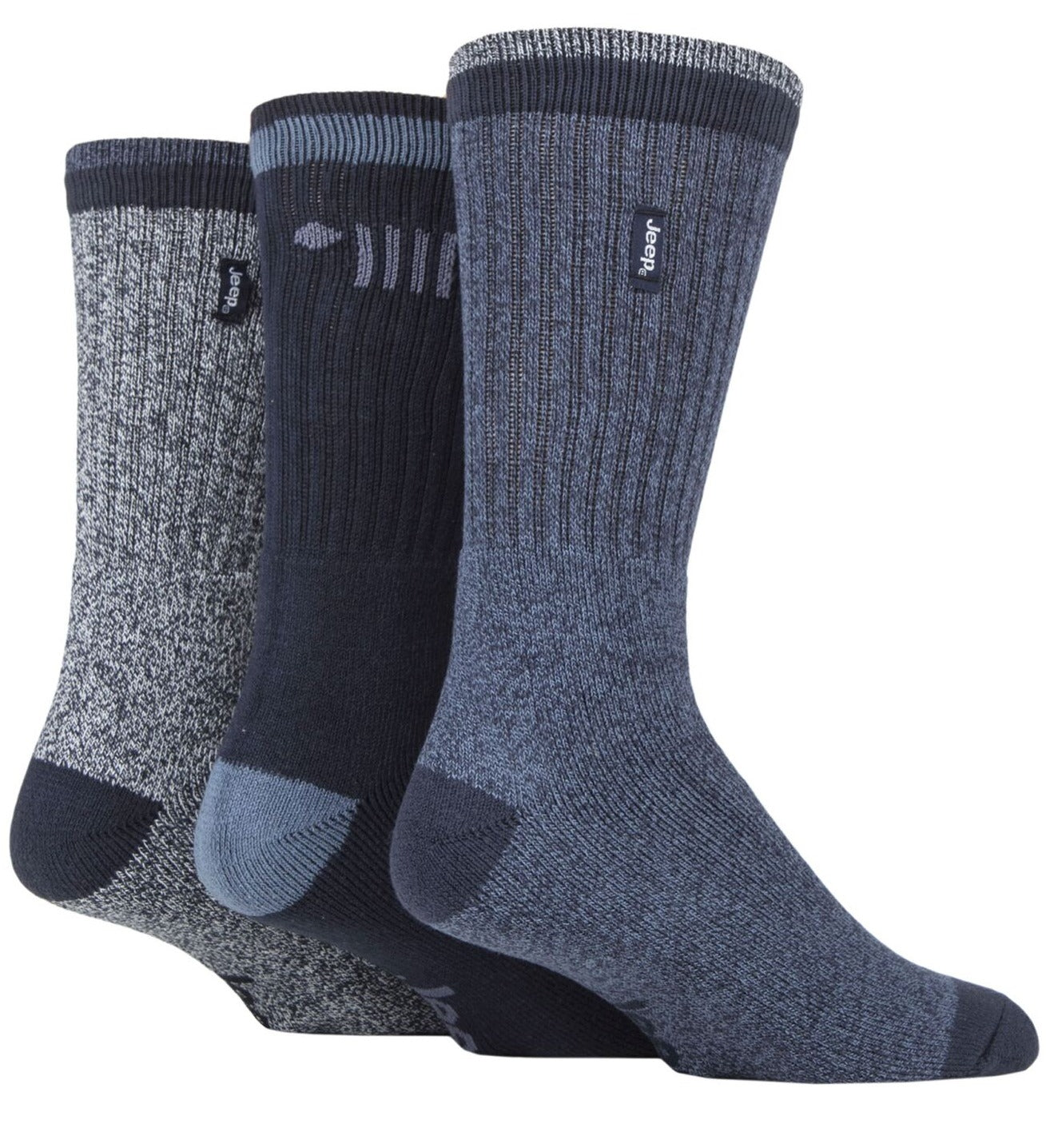 Jeep Mens 3 Pack Urban Trail Boot Socks