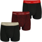 Calvin Klein Men's - 3 Pack Limited Edition Boxer - Black with Check Marker