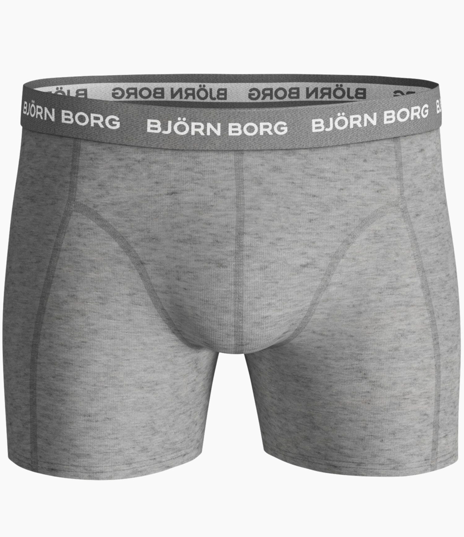 Bjorn Borg Solid Seasonal Boxer Shorts 5-Pack Oil Green