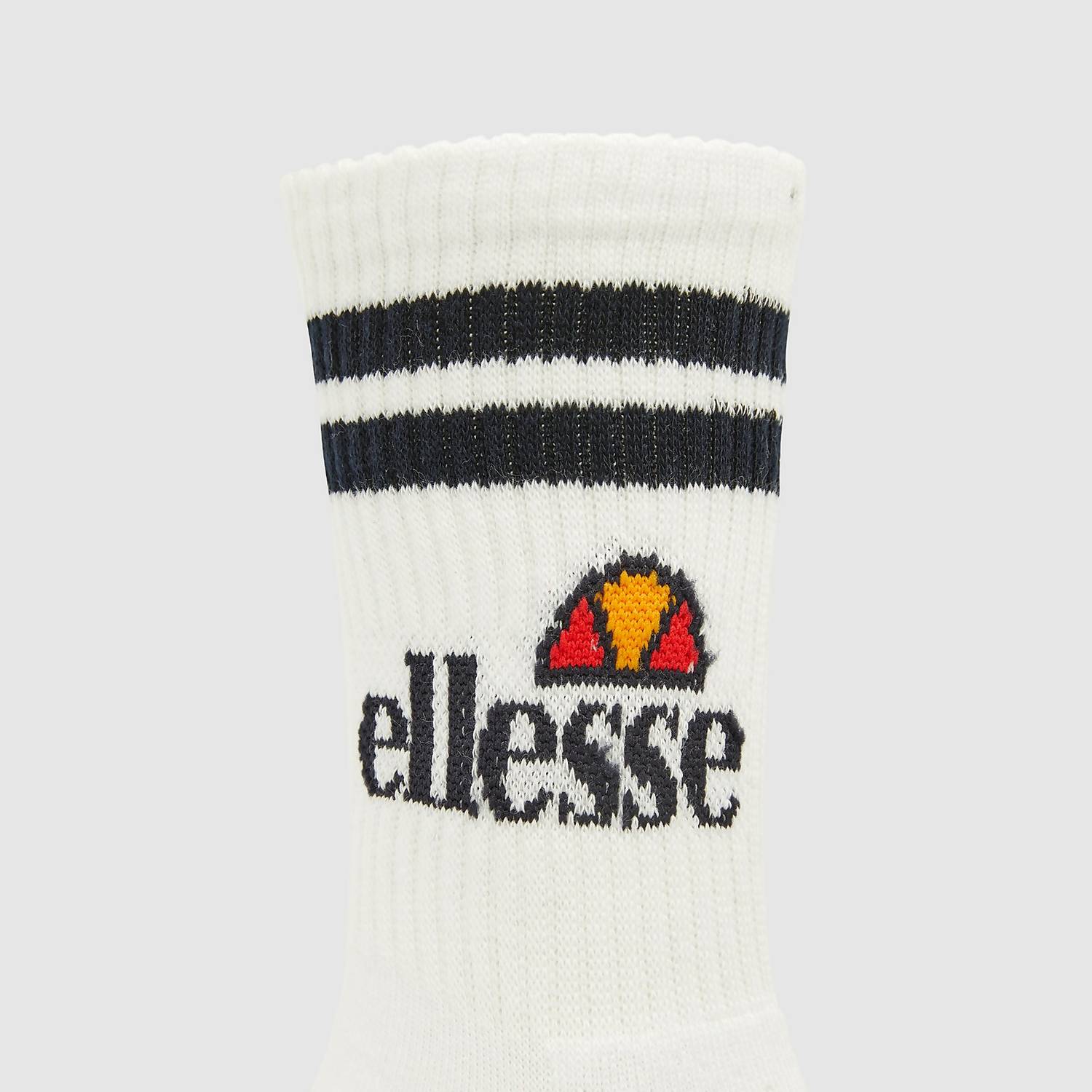 Ellesse Pullo 3 Pack Socks - White