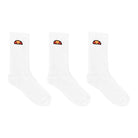 Ellesse Tisbi 3 Pack Crew Socks - White