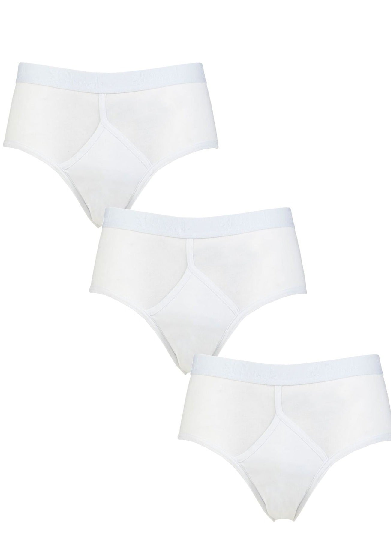 Pringle Underwear 3 Pack High Waist Y front Briefs - White