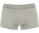 Calvin Klein 3 Pack Cotton Stretch – Low Rise Trunks - Black/Grey Heather/Subdued Logo